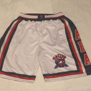 White Native ABA Shorts with Pockets